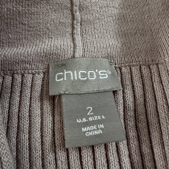 Chico's Pink Kimono Sweater Cardigan Women's size 2 US Large - Picture 5 of 6